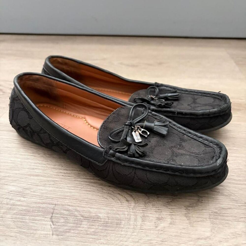Coach Women's Black Loafers Size 7
